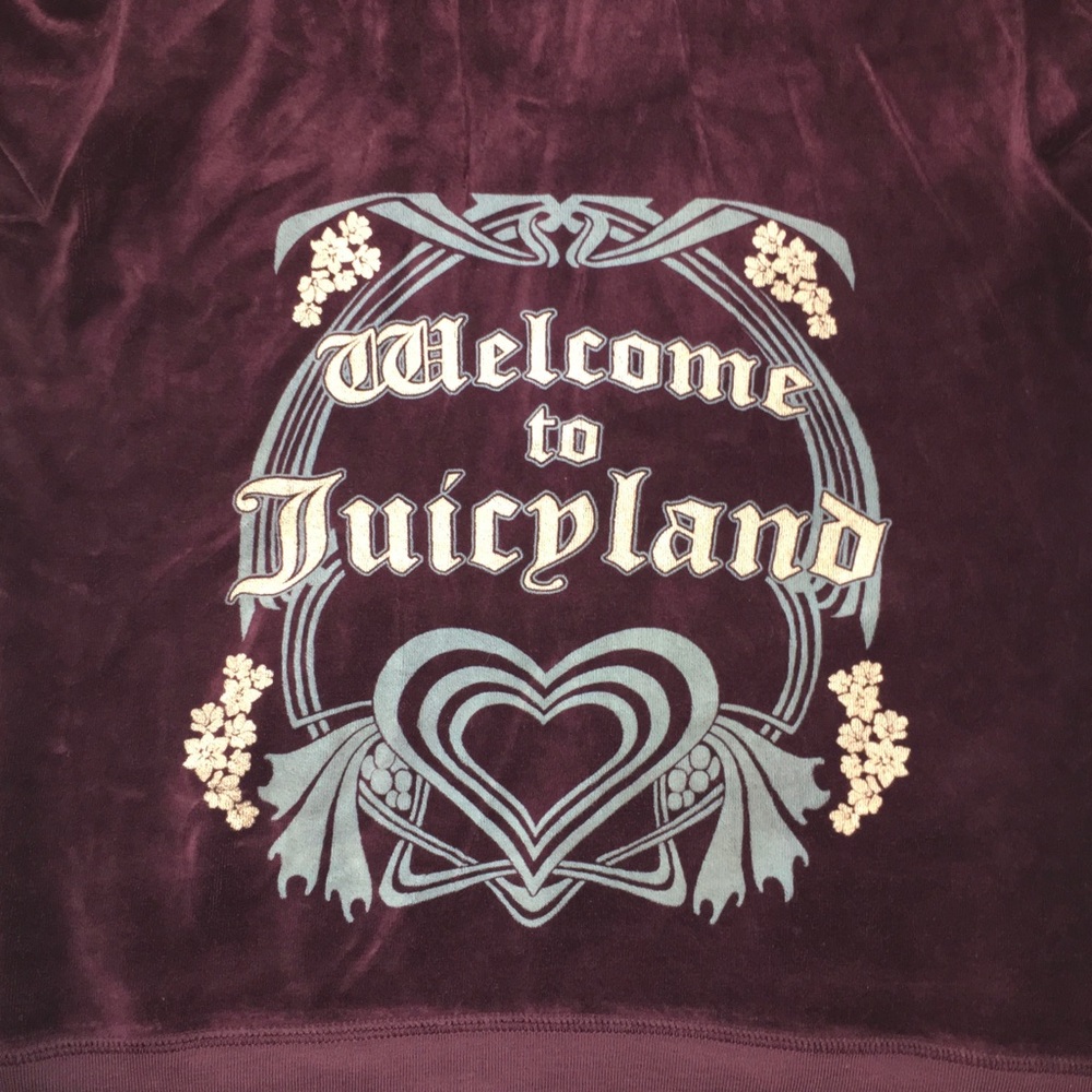 VELOUR JUICY COUTURE TRACKSUIT in DEEP PURPLE